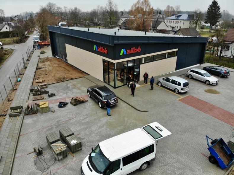 Naujos AIBĖS parduotuvės atidarymas - Vainotiškėse